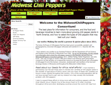 Tablet Screenshot of midwestchilipeppers.com